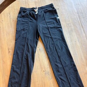 Vuori Halo Wide Leg Pant  - Black - Medium